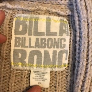 Billabong Sweaters - Billabong button up sweater Billabong Sweaters - Billabong button up sweater